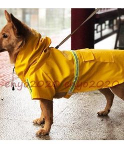 犬用レインコート 犬用 防水 レインコート 雨天対策 小型犬 中型犬 大型犬 反射テープ付き 梅雨 散歩 ポンチョ 雨具 カッパ ペット服 * レイングッズ