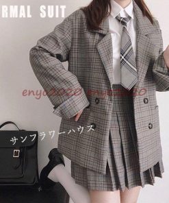 卒業式 入学式 スーツ 女の子 女子 高校生 フォーマルスーツ 中学生 レデイース コート ジャケット スカート セット 卒服 チェック柄 入学式 M 発表会 L * スーツ、ブレザー