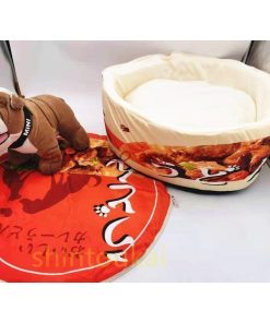 可愛い  カップ麺ペットハウス 犬 猫 ペット ベッド 潜る 面白い 小型犬 猫クッション マット キャットハウス うどん 四季通用 洗える * ペットハウス