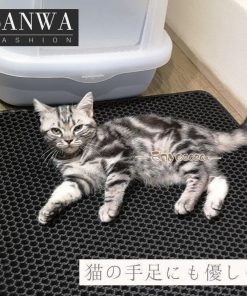 猫砂パッド ペット 猫マット製品　猫トイレマット 飛び散り防止  滑り止めマット  脱臭 抗菌 ネコ砂 猫用品 砂取りマット 砂落とし 汚れ防止 猫砂キャッチャー * 砂取りマット