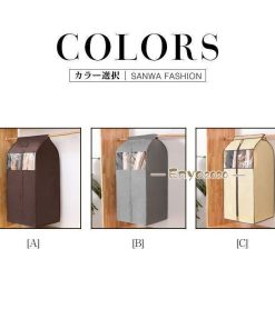 衣装カバー 洋服カバー  まとめてタイプ ホコリ防止 透明窓あり  衣類収納 取り付け簡単 衣類カバー ウエアカバー 収納カバー 汚れ防止 防湿 防虫 型崩れ防止 * 衣類カバー