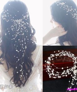 ウエディング ヘアバンド 髪飾り 小枝 花嫁 ウェディング 結婚式 ヘッドドレス 安い ブライダル パーティー 二次会 ヘアアクセサリー 発表会 フォト リゾート * ヘッドドレス