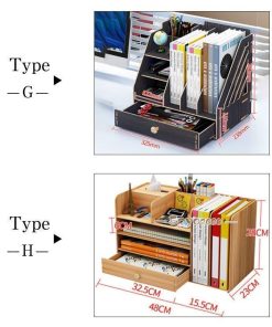 ボックスファイル 書類棚 文具収納 ドキュメントスタンド 卓上 書類ケース 分類 小物入れ 学校 ファイルボックス オフィス 机収納ケース 卓上ケース * 書類ケース、図面ケース