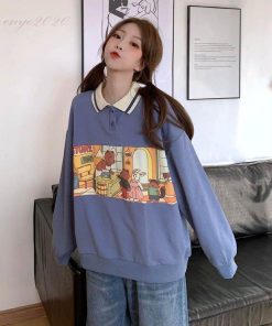 レディース 襟付き フロントボタン ドロップショルダー ゆるTシャツ Tシャツ トップス 切り替え * 長袖