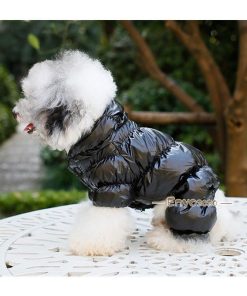 半額セール ペット 服 フェイクダウン 犬 小型 小型 お洒落 秋冬 トップス アウター ジャケット コート 暖かい 散歩 袖あり 防寒 ワンちゃん服 * 犬の服