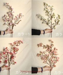 桜 造花 桜の大枝 97cm 桜 枝 さくら 木 桜の花 造花 ディスプレイ 人工観葉植物 花材 フラワーアレンジメント イベント ライブ 撮影用 お祭り * 花束、アレンジメント