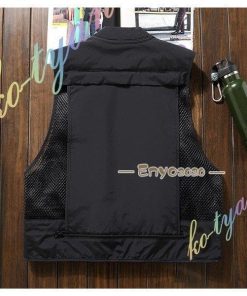 メンズ 多機能ベスト アウトドアベスト 作業服 春 新作ベスト 大 夏 登山旅行 登山 大 撮影 お釣り * 前開き