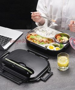 弁当箱 ランチボックス おしゃれ お弁当箱 学校学生 会社出勤 食事用 遠足 ピクニック 便利 1段 3コマ 4コマ 仕切り シンプル 新生活 ギフト 贈答品 1600ML 5色 * 弁当箱