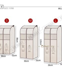 衣装カバー 収納カバー まとめてタイプ 衣類収納 型崩れ防止 ホコリ防止 取り付け簡単  衣類カバー 防虫 ウエアカバー 洋服カバー 防湿 汚れ防止 * 衣類カバー