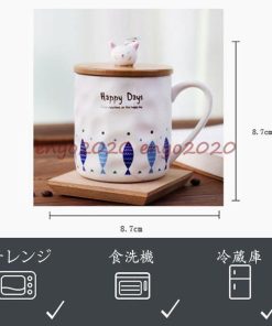 ハンドメイド コップ おしゃれ 北欧 大容量 ティーカップ 陶器 キッチン雑貨 大きい コーヒーカップ カフェマグ 食洗機/電子レンジ/冷蔵庫対応 350ml マグカップ * マグカップ