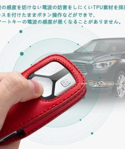 スマートキーケース 本革 レザー キーカバー ハンドメイド A4 A5 Q7 A7 A8 車 キーホルダー アクセサリー おしゃれ 傷防止 専用設計 高級革 * スマートキーカバー