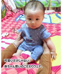 ベビー服 男の子 ロンパース　半袖 カバーオール 前開き ボタン 春 夏 可愛い かわいい 女の子 男児 女児 幼児 赤ちゃん キッズ 60 90cm 子供服 80 70 * ロンパース、カバーオール