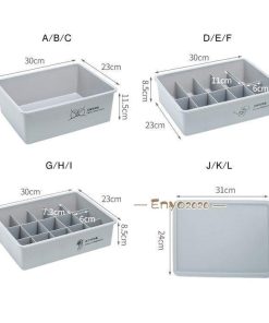 引出し収納 仕切りボックス　小物整理ボックス 靴下 下着収納ケース アンダーウェア 下着 ネクタイ ダンス 整頓ボックス 衣類 * 収納ケース