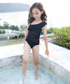 キッズ 水着 女の子 キッズ水着 子供水着 ガールズ水着 子供服 連体 水遊び 体型カバー スイミング かわいい プール 海 おしゃれ 紫外線防止 日焼け防止 海水浴 * 水着（女の子）