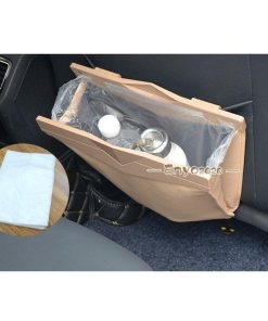 車ゴミ箱 車載用 ゴミ袋 ダストボックス 携帯ゴミ箱 荷物収納 隙間収納 小物入れ 便利  グッズ 車内 簡単取付 汎用 車の収納バッグ * 収納用品