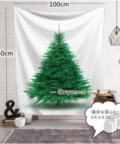 飾る 選べる12種類 場所を取らない クリスマス2021 タペストリー 大判150×100cm 大 飾り付け  1枚 壁掛け クリスマスツリー * コニファー、針葉樹