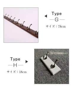 壁掛けハンガー ウォールシェルフ　簡単取付　壁面収納 ウォールラック 壁掛けフック ハンガーラック コートハンガー ウォールハンガー ハンガー * ウォールフック