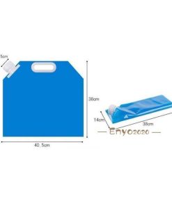 10L 収納便利 ウォータータンク 給水袋 給水タンク 貯水 防災グッズ 大容量 携帯用 災害 非常用 折りたたみ式 2個セット * 非常用給水袋、タンク