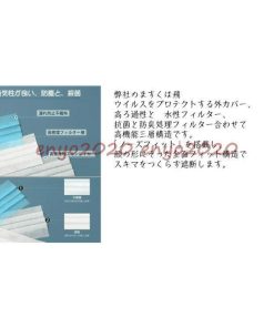 マスク 在庫あり 使い捨て 安い 100枚入り 使い捨て 三層構造 白 不織布 大人用 男女兼用 花粉対策 飛沫 PM2.5 花粉症 風邪 フェイスマスク * マスク