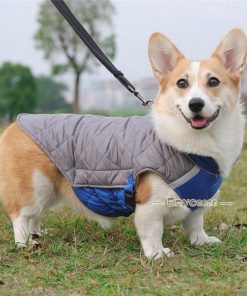 リバーシブル ドッグウェア 犬 服 犬の服 トップス 中綿ダウンコート ノースリーブ 軽量 薄 防寒 暖かい 中型犬 大型犬 小型犬 可愛い * 犬の服