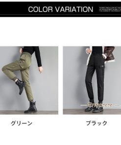 コーデ ダウン パンツ セール カジュアル レディース おしゃれ 暖い ダウン80% カーゴパンツ 厚手 高級感 ダウンパンツ ファッション * その他スカート、パンツ