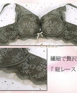 下着 ナイトブラ 上下セット レディース ブラジャー ショーツセット 通気 ノンワイヤー カップ 20代 30代 ランジェリー 盛れる  バストアップ * 1/2カップ