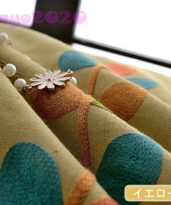 植物柄 子供部屋 2枚 刺繍 レース付きセット幅201?300c丈201?260cm  両開き4枚組 オーダーカーテン 遮光 かわいい 紐タッセル付き * ドレープカーテン