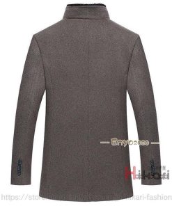 アウター コート ビジネス ハーフコート メンズファッション 立ち襟 メンズ 通勤 40代 チェスターコート 冬服 ウール 冬 * チェスターコート