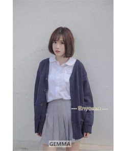 ニットセーター レディース カーディガン スクールセーター Vネック 制服 秋冬 前開き 春 ニットカーディガン 森ガール  女子 通学  高校生 * カーディガン