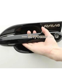 Rav4 パーツ ドアハンドルカバー トヨタ 新型RAV4 アウトサイトハンドルガーニッシュ アクセサリー 50系 ドアハンドルプロテクター * ドアハンドル