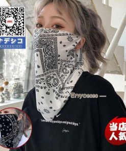 ネックガード 1点 レディース 日焼け防止 冷感マスク フェイスカバー 紫外線対策 ゴルフ ひんやり 涼感 2点セット UVカット フェイスマスク ランニングマスク * フェイスマスク、バラクラバ