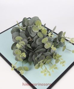 人工観葉植物 ユーカリの葉 フェイクグリーン 本物そっくり デコ素材 リース 葉 2本セット 造花 ユーカリ ブーケ アレンジ * 花束、アレンジメント