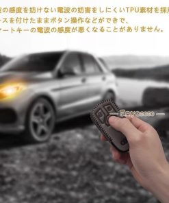 スマートキーケース 本革 レザー キーカバー ハンドメイド A4 A5 A6 Q5 Q7 A7 A8 車 キーホルダー アクセサリー 高級革 傷防止 専用設計 おしゃれ * スマートキーカバー