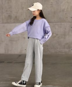 ジャージ キッズ 女の子 上下 長袖 春秋 子供服 セットアップ パーカー Tシャツ ロングパンツ 長ズボン 韓国子ども服 可愛い スポーツウェア ジュニア おしゃれ * ジャージ