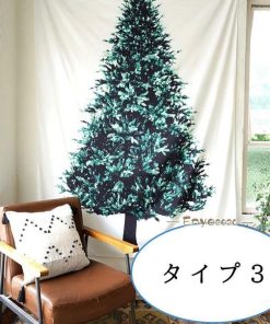 クリスマスツリー 1枚 飾り付け 大判150×100cm 壁掛け タペストリー 大 クリスマスの準備はお早めに  クリスマス2022 選べる2種類 * タペストリー