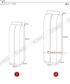 衣装カバー 洋服カバー  まとめてタイプ  ホコリ防止 衣類収納 取り付け簡単 衣類カバー ウエアカバー 収納カバー 汚れ防止 型崩れ防止 防湿 防虫 * 衣類カバー