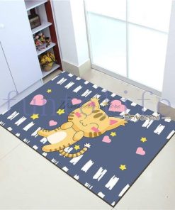 猫 滑り止め インテリア 動物柄 泥除け 玄関マット 北欧 ふわふわ シンプル 屋外 屋内 洗える * 室内用玄関マット