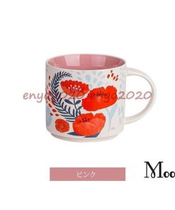 マグカップ 北欧 おしゃれ コーヒーカップ 大きい 陶器 ハンドメイド 朝食カップ ティーカップ 大容量 コップ カフェマグ キッチン雑貨 450ml 食器 磁器 洋食器 * マグカップ