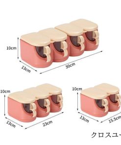 調味料入れ 調味料容器 スパイス容器 北欧風 収納ケース キッチン収納 台所用品 使いやすい おしゃれ シンプル 保存容器 スパイスボトル 塩 香辛料 胡椒 砂糖3色 * 醤油さし、卓上調味料入れ