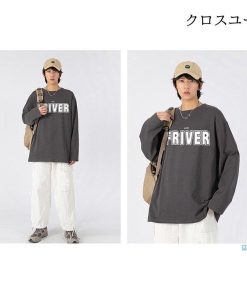 プリント カットソー Tシャツ 長袖 ファッション ティーシャツ 秋 大きいサイズ ロンT 春 綿 メンズ * 長袖