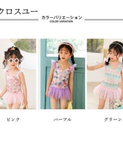 女児 水着 ワンピース マーメイド 子供 水泳服 スイムウェア ワンピース水着 キッズ スイミング ２歳 ３歳 人魚 おしゃれ ４歳 水着ワンピース * 子ども水着