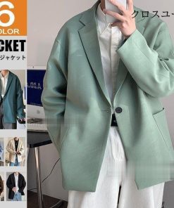 アウター ビジネスジャケット スーツジャケット 韓国風 春秋 紳士服 メンズ 大きいサイズ テーラードジャケット * テーラード、ブレザー