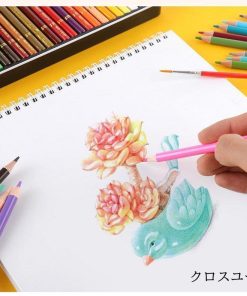 ギフト 収納ケース 水彩色鉛筆 絵の具 72色セット カラーペン 文房具 アート鉛筆 プレゼント スケッチ用 水溶性色鉛筆 色鉛筆 * 色鉛筆