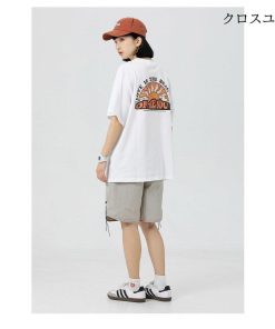 Tシャツ メンズ オシャレ 太陽柄 カジュアルTシャツ 綿 ゆったり 夏 春 秋 半袖tシャツ 男女兼用 2022新作 クルーネック プリント 40代 白Tシャツ 速乾 * 五分、七分袖