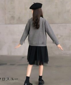 子供ドレス キッズワンピース スーツ フォーマル 女の子 2点セット 長袖 子供服 春秋 ジュニア おしゃれ 入学式 卒業式 発表会 結婚式 新作 140 春物 130 120 * スーツ、ブレザー