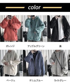 長袖 冬 ジップアップパーカー パーカー メンズスタイル ダブルジップ メンズ 春服 ジップパーカー 秋物 * パーカー