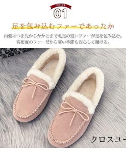 パンプス 冬 軽量 スリッポン ロ アウトレットシューズ レディース 秋新作 秋冬 モカシン モカシンシューズ * モカシン