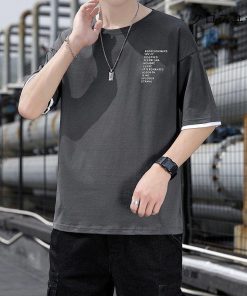 大きいサイズ ブルオーバ 夏 涼しい レヤード Tシャツメンズ 半袖ｔシャツ トップス * 半袖