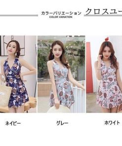 女性 ワンピース ワンピース水着 レディース ビキニ 水泳服 ビーチウェア 大人 体型カバー スイムウェア 水着ワンピース 水着 カップ付き * ワンピース