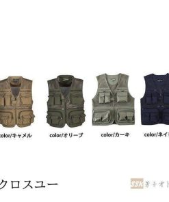 ベスト メンズ 作業服 アウトドアウェア 登山服 ミリタリー お釣り 多機能 軍服 カメラマン メッシュ メイクベスト * ベスト